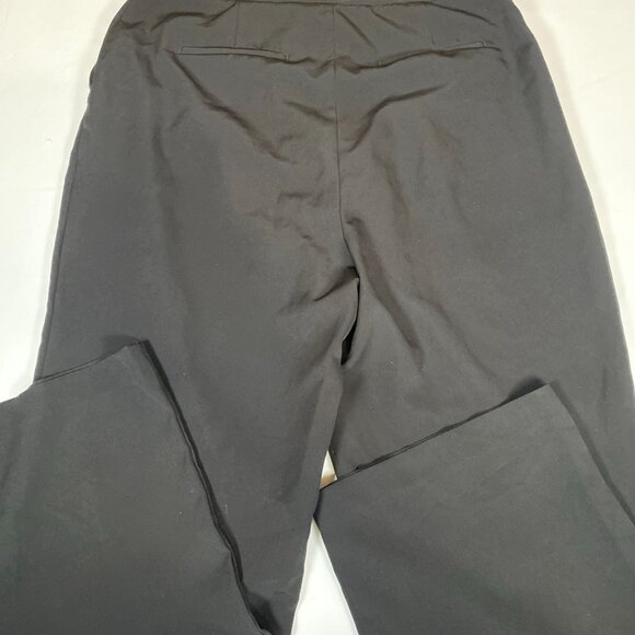 Express Wide Leg Super High Rise 14R Polyester Blend Black Pants - Picture 5 of 8